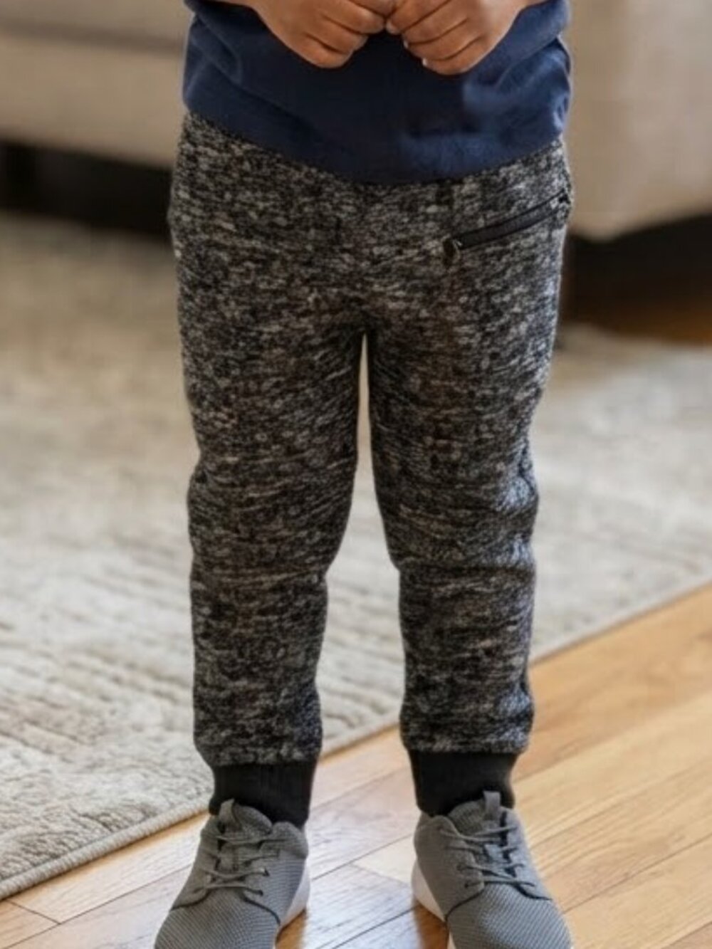 ZARA Boys Heathered Gray Joggers/Sweatpants Size 5